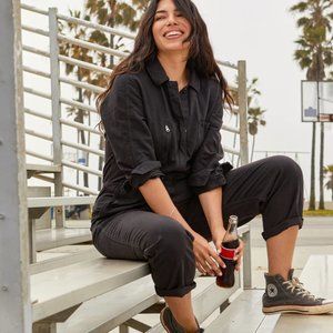 Outerknown Station Jumpsuit - Pitch Black